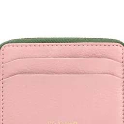 SILVIANO Unisex Textured Leather Zip Around Wallet image 5