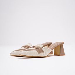 JM Looks Women Ethnic - Embellished Party Block Mules-picture-5
