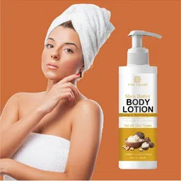 Pink Square Shea Butter Body Lotion For Deep Moisturizing - 200 ml image 4