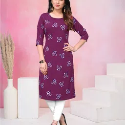 KETAKI FASHION Women Floral Printed Casual Straight Kurta-picture-35