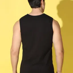 WOOSTRO Pack Of 2 Printed Super Combed Cotton Gym Vests image 5