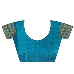 DIVASTRI Kalamkari Zari Kanjeevaram Saree image 4