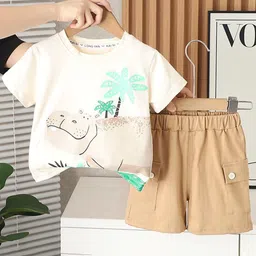 StyleCast x Revolte Boys Grapghic Printed Pure Cotton T-shirt With Shorts-picture-13
