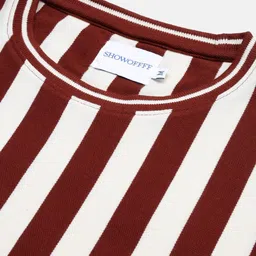 SHOWOFFFF Men Striped Slim Fit T-shirt image 4