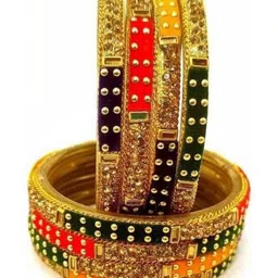 Only Offers Multi Glass Artificial Stones & Beads Bangle-picture-23