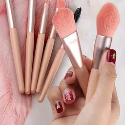 zemglam Set Of 9 Mini Makeup Brushes With Storage Bag image 4