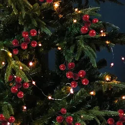 Ascension 5-Pcs Red Christmas Berry Stems Festive Decor-picture-28