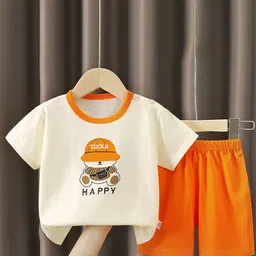 StyleCast x Revolte Boys Printed Short Sleeves Pure Cotton T-shirt With Shorts-picture-21