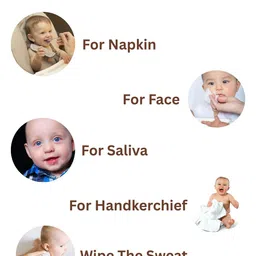 BAESD Kids Pack Of 3 Printed Baby Washcloths image 3