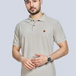 BE POSITIVE Men Solid Polo Collar T-shirt-picture-27