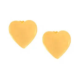 BHIMA 22K BIS Hallmark (916) Yellow Gold Whimsical Heart Stud Earrings-picture-24