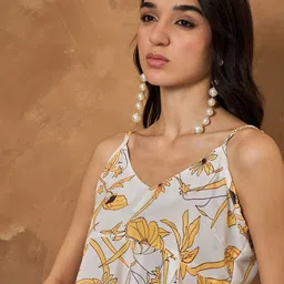 InWeave Floral Printed Crop Top image 4