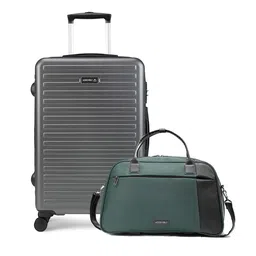 Assembly Set of 2 Medium Checkin 24-Inch Hard Trolley Luggage & Weekender Duffle Bag 38L-picture-14