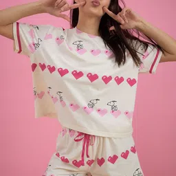 Sweet Dreams Women Printed Night suit-picture-10