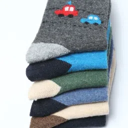 N2S NEXT2SKIN Kids Pack Of 3 Patterned Ankle Length Socks image 2