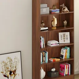 bluewud Alex Brown 6 Tier Bookshelf Cabinet Organizer-image-79