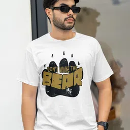 Moda Rapido Men Graphic Printed Round Neck Regular Fit Cotton T-shirt-picture-17