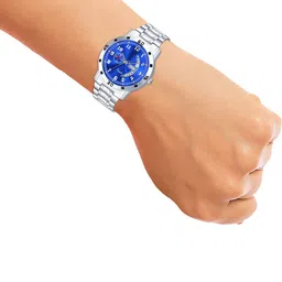 SZN Men Dial & Stainless Steel Straps Analogue Watch DD Aveo Steel BlueSZN33642176 image 5