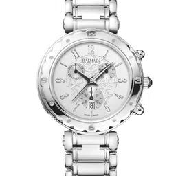 Balmain Chrono Lady Women Embellished Dial & Bracelet Style Strap Analogue Watch B56313313-image-56