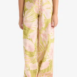 DeFacto Girls Floral Printed Trousers image 4
