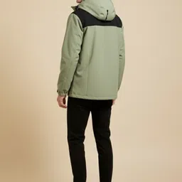 Mast & Harbour Men Colourblocked Open Front Jacket image 4