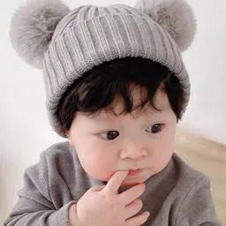 Adorazone Kids Soft Fleece Woollen Beanie image 4