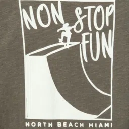 Koton Boys Typography Printed Round Neck Cotton T-Shirt image 3