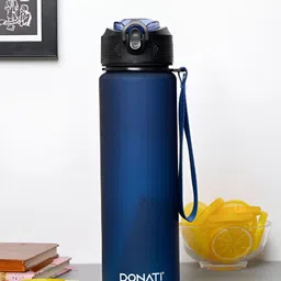 MARKET99 Blue & Black Single Plastic Printed Water Bottle-image-75