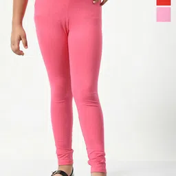 KAYU Girls Pack Of 3 Ankle-Length Lenggings-image-90