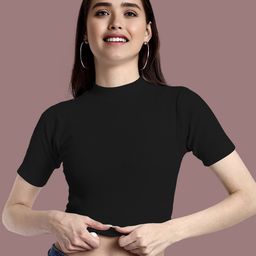Dream Beauty Fashion Women Ribbed Fitted Crop Top-picture-44