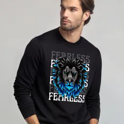 Moda Rapido Men Printed Sweatshirt image 2
