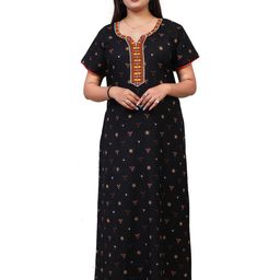 NIGHTFAB Printed Maxi Nightdress-picture-29