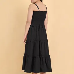 FIXOCRA Crepe Fit & Flare Midi Dress image 5