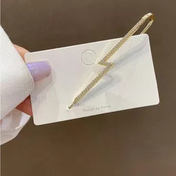 Vembley Gold-Plated Alloy Cubic Zirconia Ear Cuff image 5