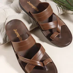 JUMPLITE Men Rexine Outdoor Comfort Sandals-picture-40