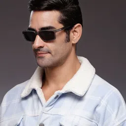 HASHTAG EYEWEAR Men Sports Rectangle Sunglasses With UV Protected Lens image 3