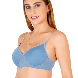Liigne Women Pack Of 2 Full Coverage Lightly Padded T-shirt Bra image 4