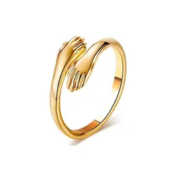 J.S ENTERPRISES Unisex Stainless Steel Hug Design Finger Ring-picture-21