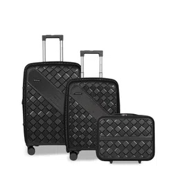 Polo Class Set Of 2 Textured Hard-Sided Trolley Bag With Vanity image 4