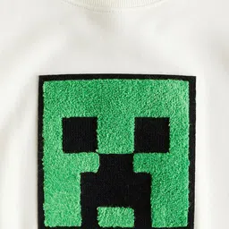 H&M Oversized Printed Sweatshirt image 3