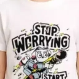 Little Men Boys Printed Extended Sleeves T-shirt image 2