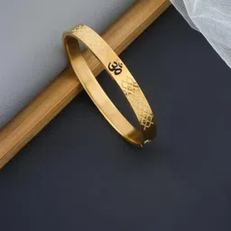 APUNKA D FASHION Gold Stainless Steel Bracelet image 3