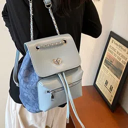 LULU & SKY Women Floral Printed Front Flap Backpack-picture-31