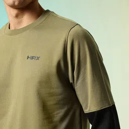 HRX by Hrithik Roshan Round Neck Knitted Sweatshirt image 5