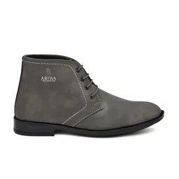 ARIWA Men Casual Block-Heeled Regular Boots image 4