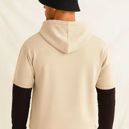 JUMPCUTS Men Printed Hooded Sweatshirt image 2