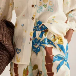 LULU & SKY Printed Shirt With Shorts Co-Ords image 3