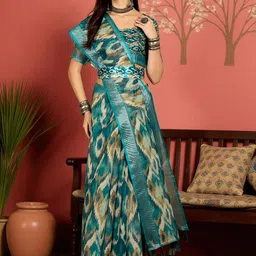 GULKEE FAB Zari Handloom Saree image 4