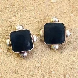 JAYPORE Stone Studded Contemporary Studs-picture-34