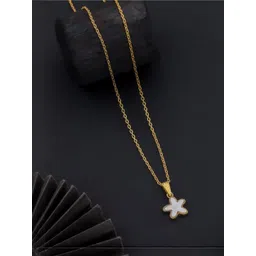 SZN Set Of 2 Gold-Plated Artificial Beaded Minimal Chains image 4